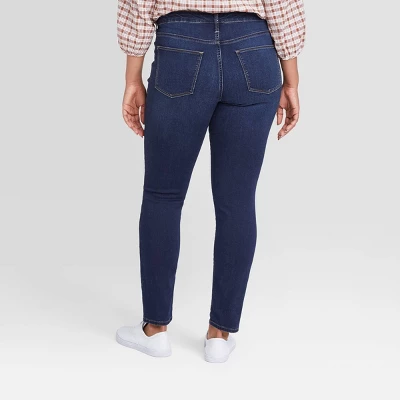 Women's Mid-Rise Skinny Jeans - Universal Thread⢠Blue - Image 6