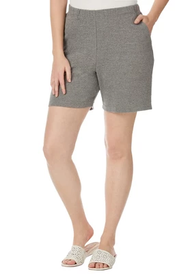 Jessica London Women’s Plus Size Soft Ease Knit Shorts - Image 3