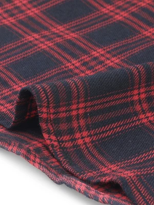 Allegra K Women's School Plaid Cotton Mini Tartan Skater Skirt - Image 4