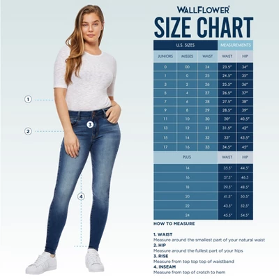 WallFlower Women's Legendary Slim Bootcut Mid-Rise Belted Insta Stretch Juniors Jeans (Standard And Plus) - Image 4