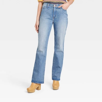 Women's High-Rise Vintage Bootcut Jeans - Universal Thread™ Indigo - Image 6