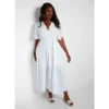 Rebdolls Women's Draya Tiered Midi A Line Dress