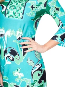 Women's 3/4 Bell Sleeve Miranda Dress - White Mark