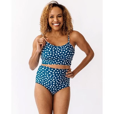 Lime Ricki Women's Indigo Dot/Indigo Reversible Ultra High-Waist Bottom - Image 5