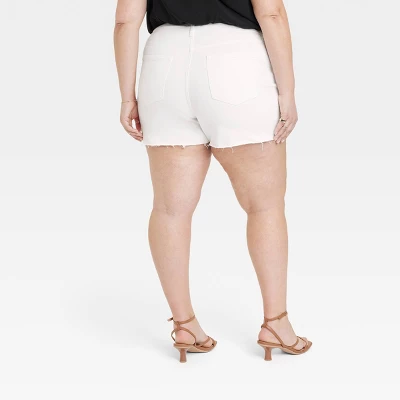 Women's High-Rise Denim Shorts - Ava & Viv™