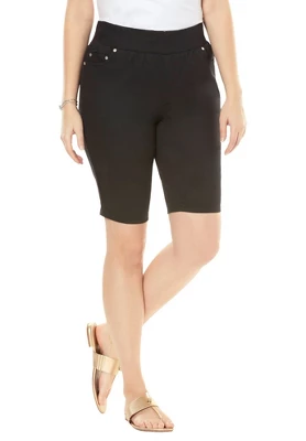 Jessica London Women’s Plus Size Comfort Waist Short - Image 4