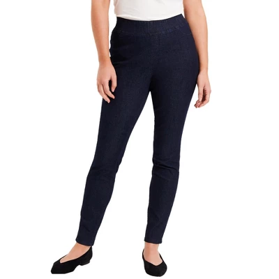 June + Vie By Roaman's Women’s Plus Size Contour Denim Skinny Jean - Image 5