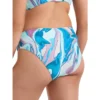 Birdsong Women's Tide Pool Ruched High-Waist Bikini Bottom - S20154-TIPOL