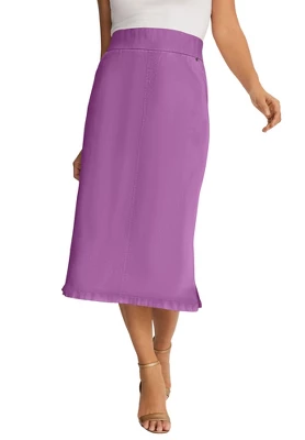 Jessica London Women’s Plus Size Comfort Waist Midi Skirt - Image 11