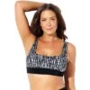 Swimsuits For All Women’s Plus Size Longline Square Neck Bikini Top