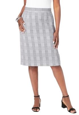 Jessica London Women’s Plus Size Tummy Control Bi-Stretch Pencil Skirt - Image 6