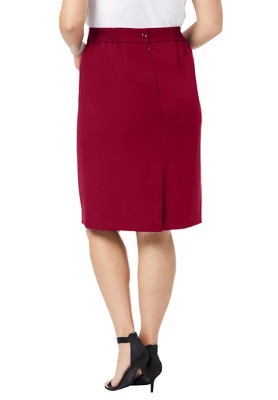 Jessica London Women’s Plus Size Tummy Control Bi-Stretch Pencil Skirt - Image 7