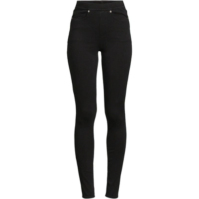 Lands' End Women's Starfish High Rise Pull On Knit Denim Skinny Jeans - Image 5