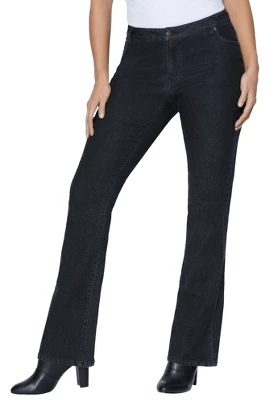 Jessica London Women’s Plus Size True Fit Bootcut Jeans - Image 3