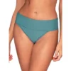 Sunsets Women's Ocean Fold-Over High-Waist Bikini Bottom - 33B-OCEAN