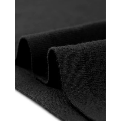 Agnes Orinda Women's Plus Size Fall Rib Knit Pullover Sweater Fashion Long Sleeve Hooded Bodycon Dress - Image 4