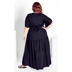 Women's Plus Size Val Dress - Navy | AVENUE