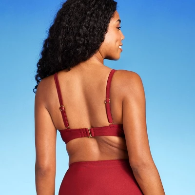 Women's Tie Detail Underwire Bikini Top - Shade & Shoreâ„¢ - Image 4