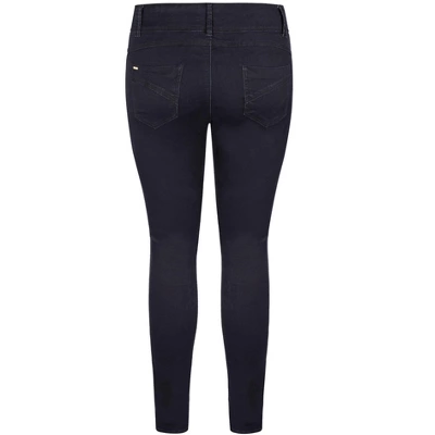 Women's Plus Size Asha Short Skinny Jean - Dark Denim | CITY CHIC - Image 3