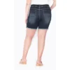 Women's Plus Size Giana Ripped Short - Dark | AVENUE