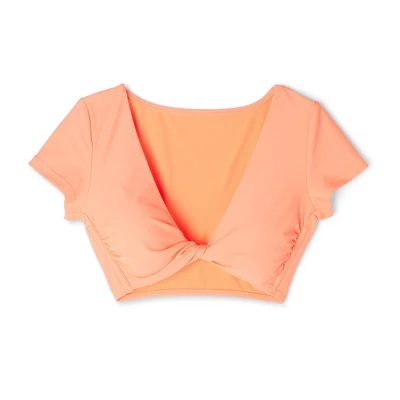 Women's Twist-Front Short Sleeve Bralette Bikini Top - Wild Fable⢠- Image 5