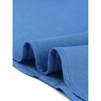 Agnes Orinda Women's Plus Size Casual Button Down Strap Smocked Back Chambray Sundress - Image 4