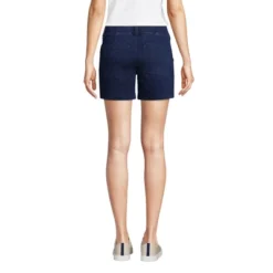 Lands' End Women's Mid Rise Starfish Knit 7" Utility Shorts