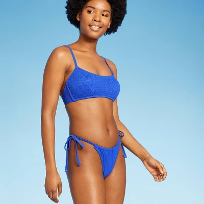 Women's Side-Tie Adjustable Coverage Bikini Bottom - Wild Fable⢠- Image 2