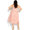 Women's Plus Size Ambrosia Dress - Ballet Pink | CITY CHIC