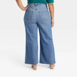 Women's High-Rise Wide Leg Jeans - Ava & Viv™
