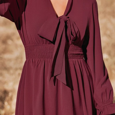 Women's Autumn Air Bow Tiered Ruffled Mini - Cupshe - Image 2