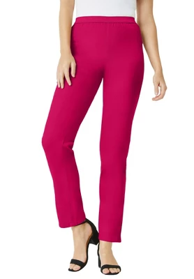 Jessica London Women’s Plus Size Straight Leg Stretch Denim Jeggings - Image 6